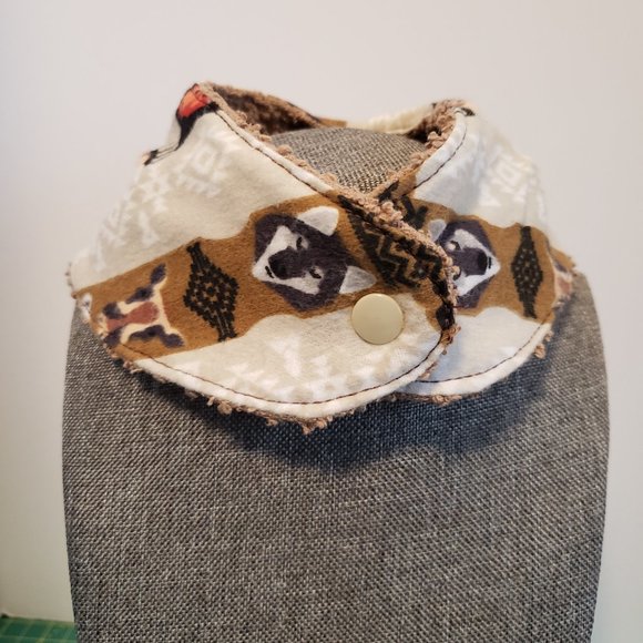 Handmade Lined Baby Drool Bandanas Set Of 3 - Picture 6 of 9